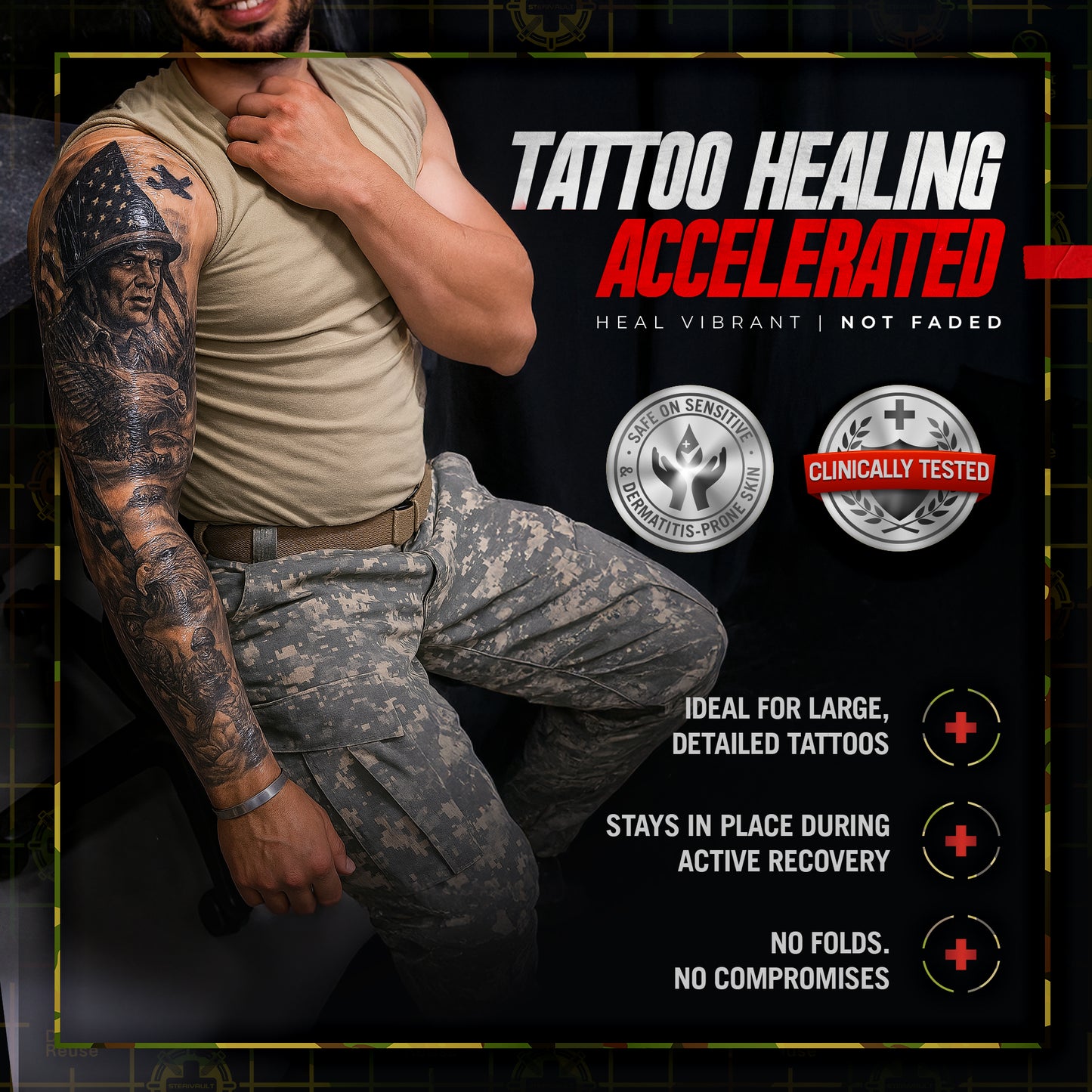 STERIVAULT TATTOO AFTERCARE BANDAGE